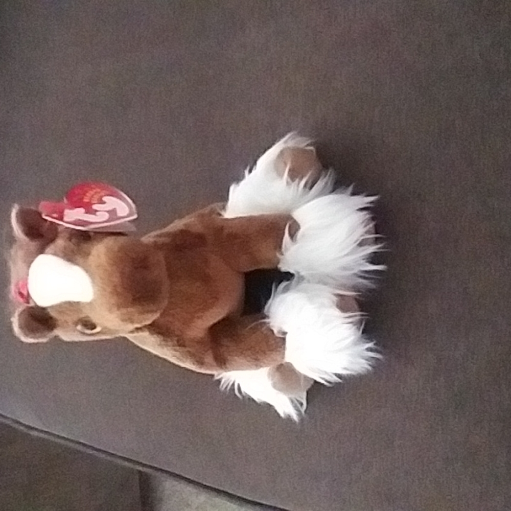 TY Hoover The Clydesdale Horse Beanie Baby